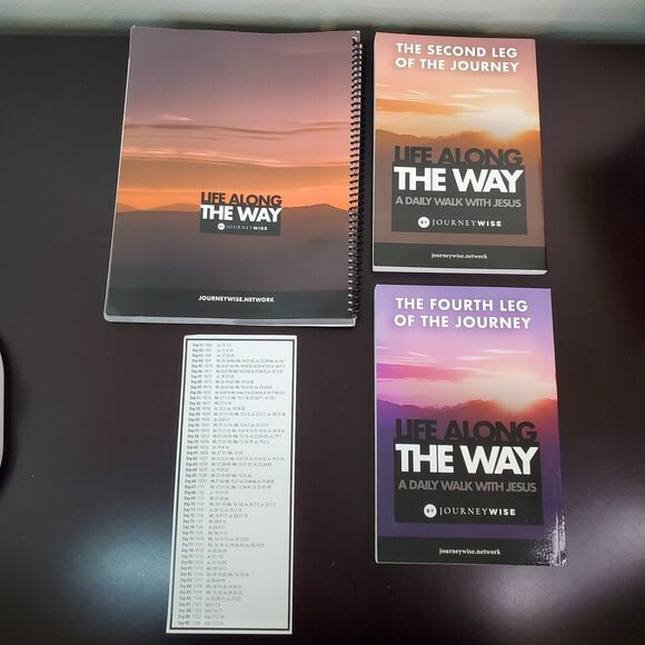 Life Along The Way: A Daily Walk With Jesus Book Lot, Books 1-2, 4 Journeywise - Picture 2 of 10